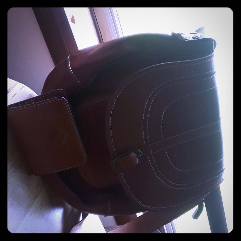 Patricia Nash leather bag and wallet